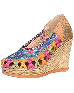 Huarache Artesanal De Piel 601934 Multicolor