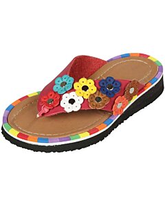 Sandalia Artesanal Juvenil Pata De Gallo 603390 Color Fuchsia