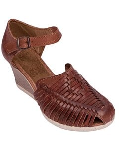 Huarache Tacón En Piel Semi-Cerrado HP1123T