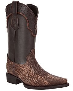 Botas Vaqueras Tiburón Original Horma Europea 400 Color Café WD 11-153
