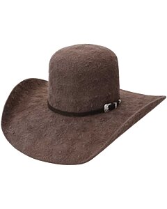 Sombrero Tostoneado Horma 8 Segundos De Lana Color Café WD 11-639