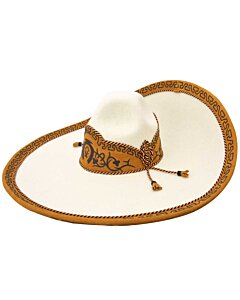 Sombrero Charro Galoneado WD 725 Hueso-Miel
