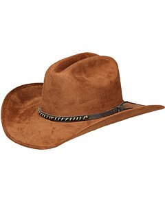 Sombrero Monterrey De Gamuza Tabaco 44257