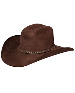 Sombrero Horma Toro De Gamuza Color Choco 44260