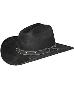 Sombrero Infantil Negro Horma Americana Gamuza 44243