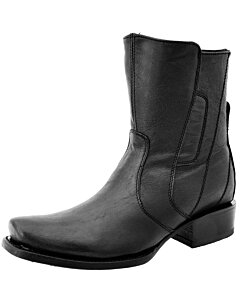 Botines De Vestir Patra Hombre Horma Kabul White Diamonds Boots 10-026 Negro
