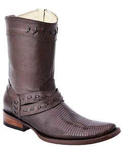 Botas Casuales Lizard Original White Diamonds Boots 10-015 Café