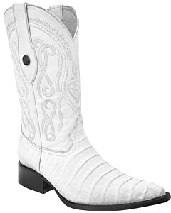 Botas Vaqueras White Diamonds Boots 11-036 color blanco, Coco Belly.