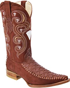Botas Vaqueras Oso Hormiguero Clón White Diamonds Boots 10-139 Cognac
