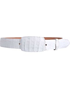 Cinto Vaquero Cocodrilo WD Boots 1266 Blanco