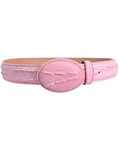 Cinto Vaquero Grabado Cocodrilo WD 11-1488 Color Rosa