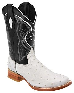 Botas Rodeo Avestruz Clón Color Hueso WD 11-307