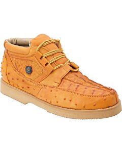 Zapatos Imitación Para Hombre Coco/Ave WD 11-415 Color Mantequilla