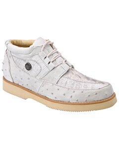 Zapatos Casuales Para Hombre Imitación Coco/Ave WD 11-412 Hueso