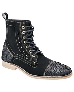 Botín Horma Militar De Pirarucu WD Boots 445 Negro