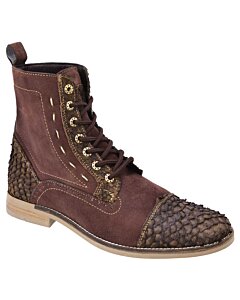 Botín Urbano-Militar Pirarucú Café Para Hombre WD 11-402