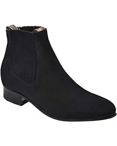 Botines Charros Negros Nobuck Tradicionals WD 11-720