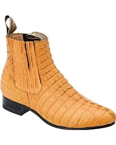 Botines Charros Cocodrilo Tradicional WD 11-710 Mantequilla