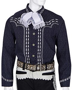 Camisa Charra Color Azul WD 11-873