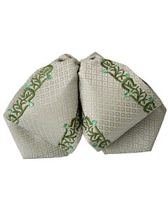 Moño Charro Fino Verde Bordado WD 11-980