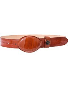 Cinto Vaquero Anguila Color Cognac Ovalado WD 11-1452