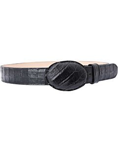 Cinto Vaquero Grabado Cocodrilo WD Boots 1354 Negro