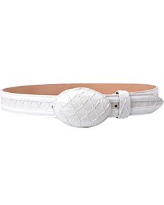 Cinto Vaquero Grabado Oso Hormiguero Blanco WD 11-1480