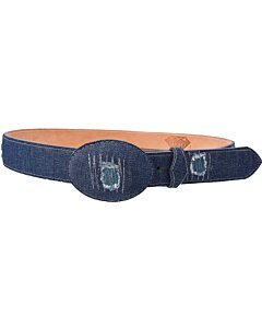 Cinto Vaquero Mezclilla Rasgada Azul WD 11-1560