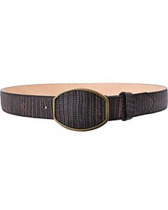 Cinto Vaquero Grabado Lizard Café WD 11-1566