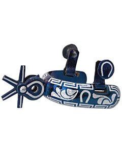 Espuela Charra Azul WD 1064