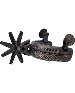 Espuela Mil Rayas Pavón Negro WD 1066