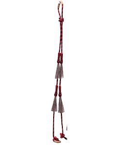 Rienda Cerda De Caballo WD 11-1082-6 Rojo/Negro