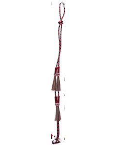 Rienda Cerda De Caballo WD 11-1082-4 Rojo/Negro