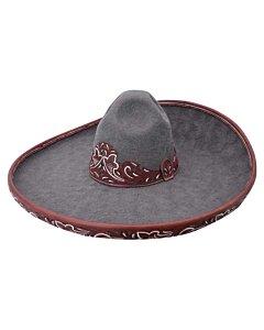 Sombrero Charro Lana Lazer WD 11-768 Color Gris Granito
