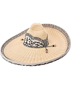 Sombrero Charro Mimbre WD 11-787 Natural-Crema