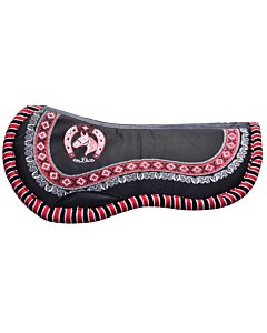 Suadero De Lona Cola De Pato Negro Con Rojo WD 11-1068