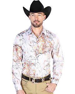 Camisa Casual Blanca El Señor De Los Cielos 43993