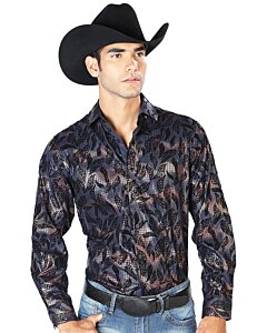 Camisa Vaquera Color Navy El Señor DL Cielos 43589
