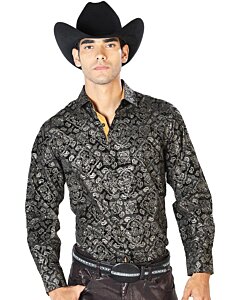 Camisa Color Negro Vaquera El Señor De Los Cielos 43600