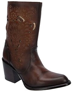 White Diamonds Botas Tiffany Atanado Café 10-582