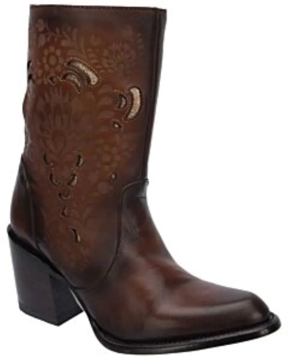 White Diamonds Botas Tiffany Atanado Café 10-582