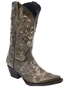 Botas Vaqueras Dama WD Boots 493 Olivo