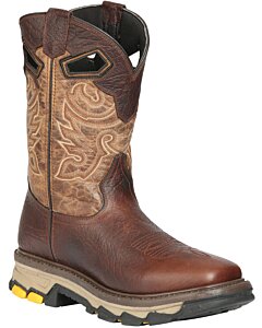 Bota Rodeo Para Trabajo Piel Shoulder Color Café 44685