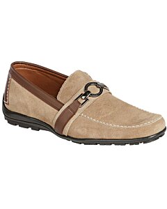 Zapatos Casuales De Gamuza Color Arena Para Hombre Lam 8510