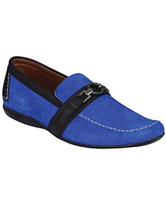 Zapatos Casuales De Gamuza Color Azul Para Hombre Lam 8510
