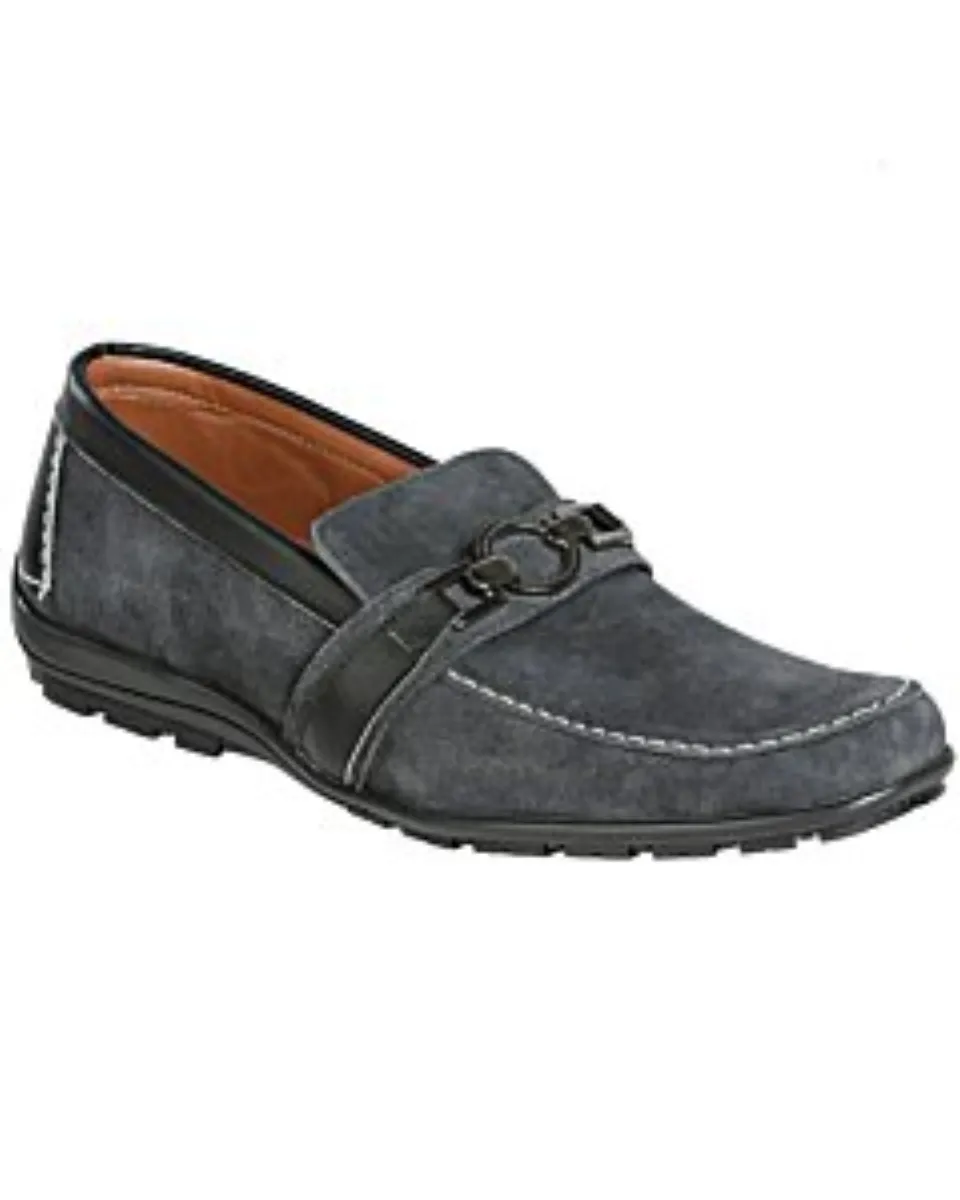 Zapatos Casuales De Gamuza Color Gris Para Hombre Lam 8510