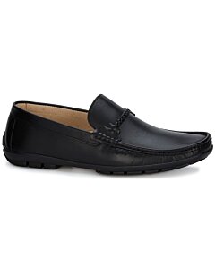 Zapato Mocasín Clásico De Piel Color Negro Para Hombre 267-9501