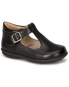 Zapato Escolar Para Niña Pequeña Barra-T Andrea Kids 9111 Color Negro