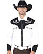 Camisa Charra Blanco Con Negro El General 35185