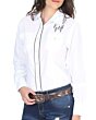 Blusa Vaquera Blanca Para Dama El General 40478